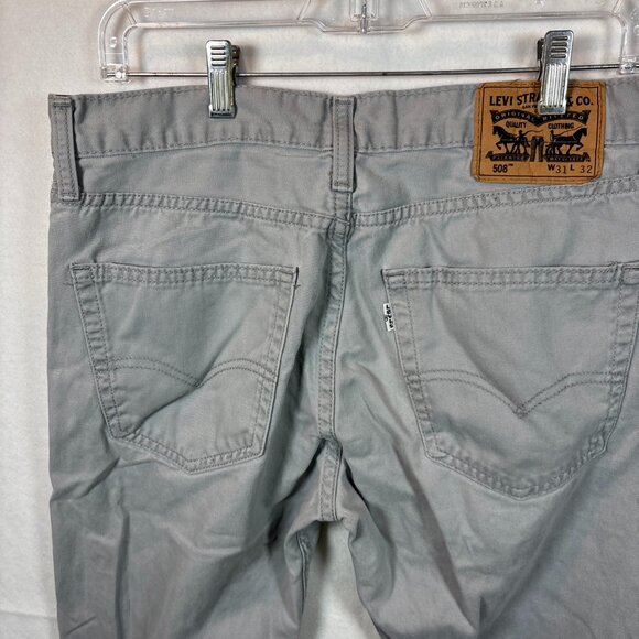 Mens Light Gray Straight Fit Jeans 32x32 - Picture 7 of 16